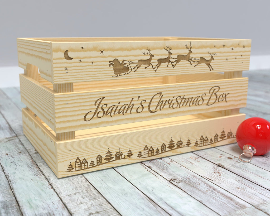 Christmas Eve Box - Large Christmas Box - Gifts from Santa - Surprise from Santa - Family Christmas Traditions - Christmas Eve Celebration