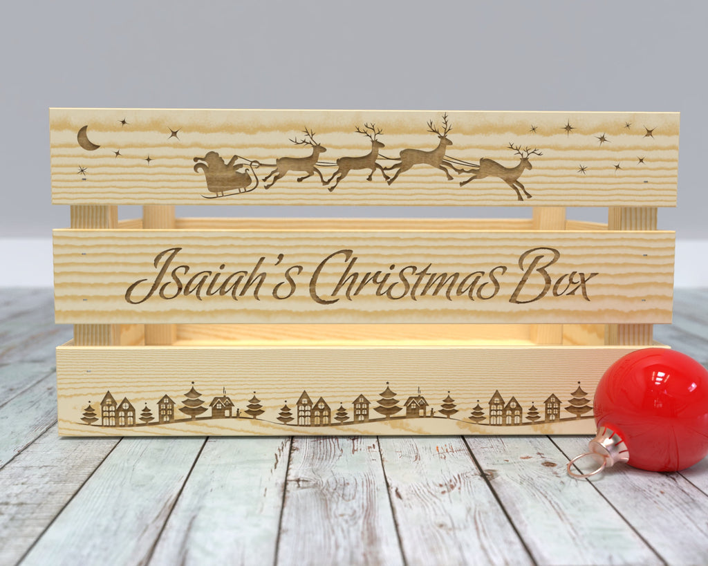 Christmas Eve Box - Large Christmas Box - Gifts from Santa - Surprise from Santa - Family Christmas Traditions - Christmas Eve Celebration