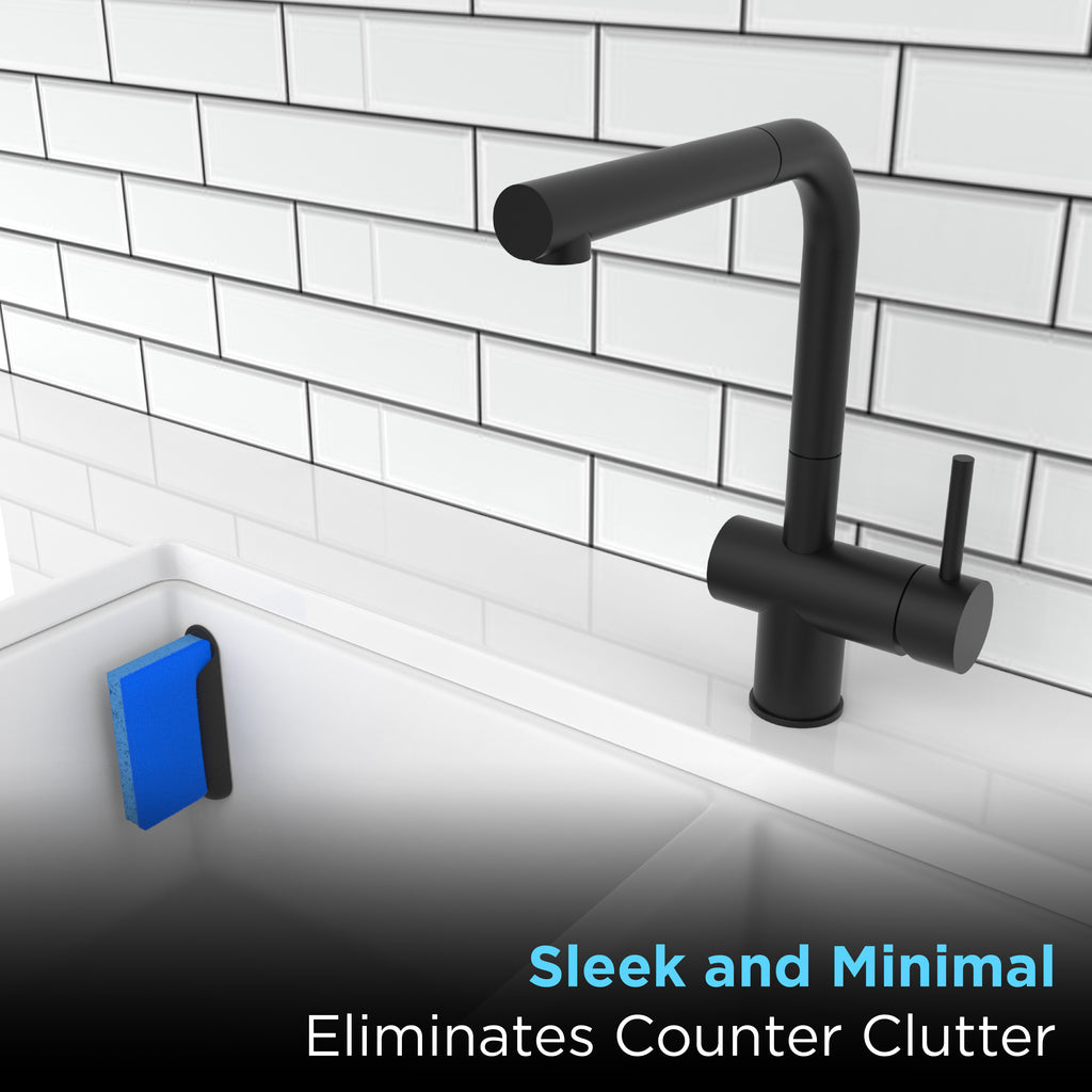 Sponge Butler Sponge Holder – Rapid Drying, Space-Saving Kitchen Sink Organizer, Minimalist Design