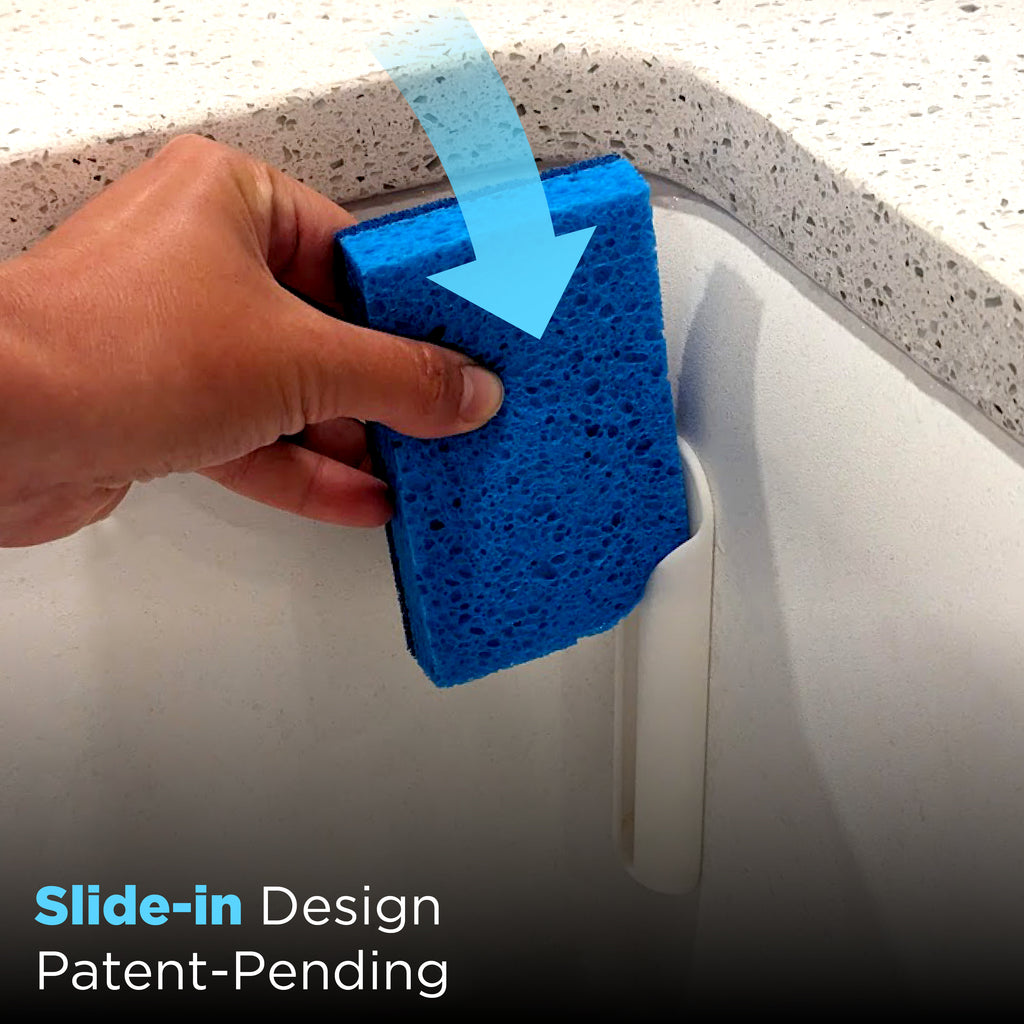 Sponge Butler Sponge Holder – Rapid Drying, Space-Saving Kitchen Sink Organizer, Minimalist Design