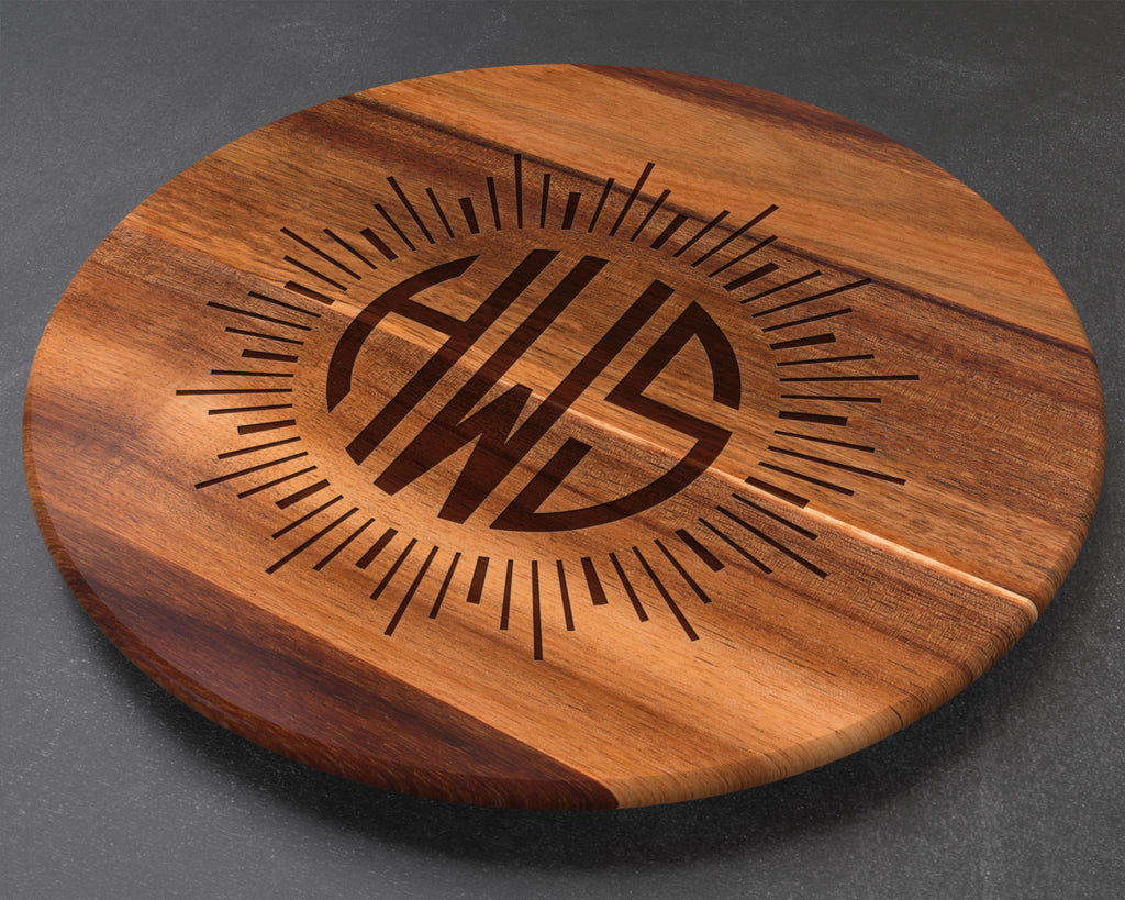 Personalized Lazy Susan with Initials, Wedding Gift, Personalized Wedding Gift, Anniversary Gift, Best Friend Gift, Wife Gift, Personalised Lazy Susan (Copy) (Copy)