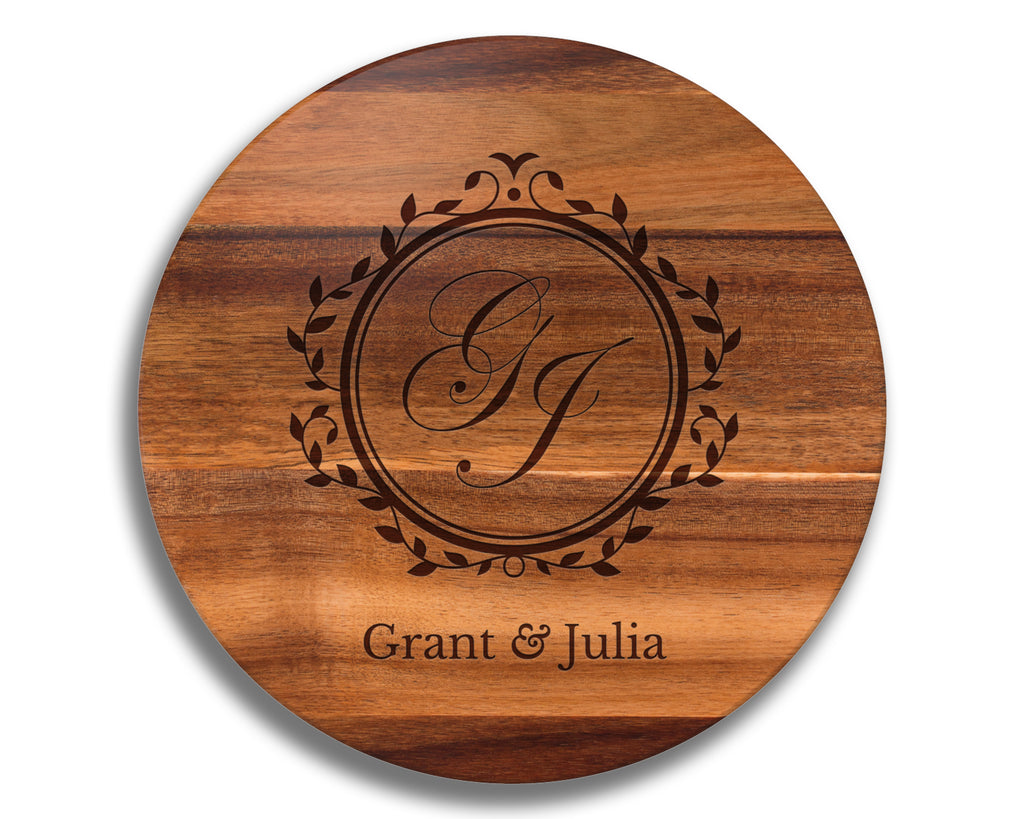 Personalized Lazy Susan with Initials, Wedding Gift, Personalized Wedding Gift, Anniversary Gift, Best Friend Gift, Wife Gift, Personalised Lazy Susan (Copy) (Copy) (Copy) (Copy)