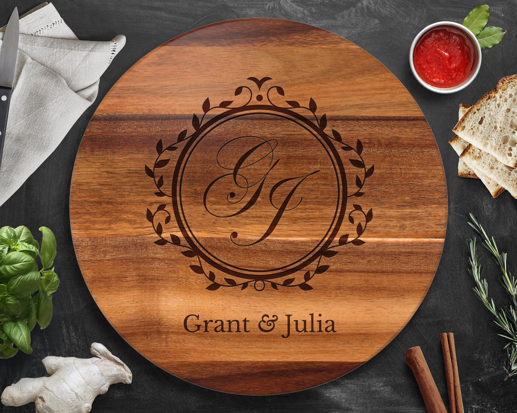 Personalized Lazy Susan with Initials, Wedding Gift, Personalized Wedding Gift, Anniversary Gift, Best Friend Gift, Wife Gift, Personalised Lazy Susan (Copy) (Copy) (Copy) (Copy)