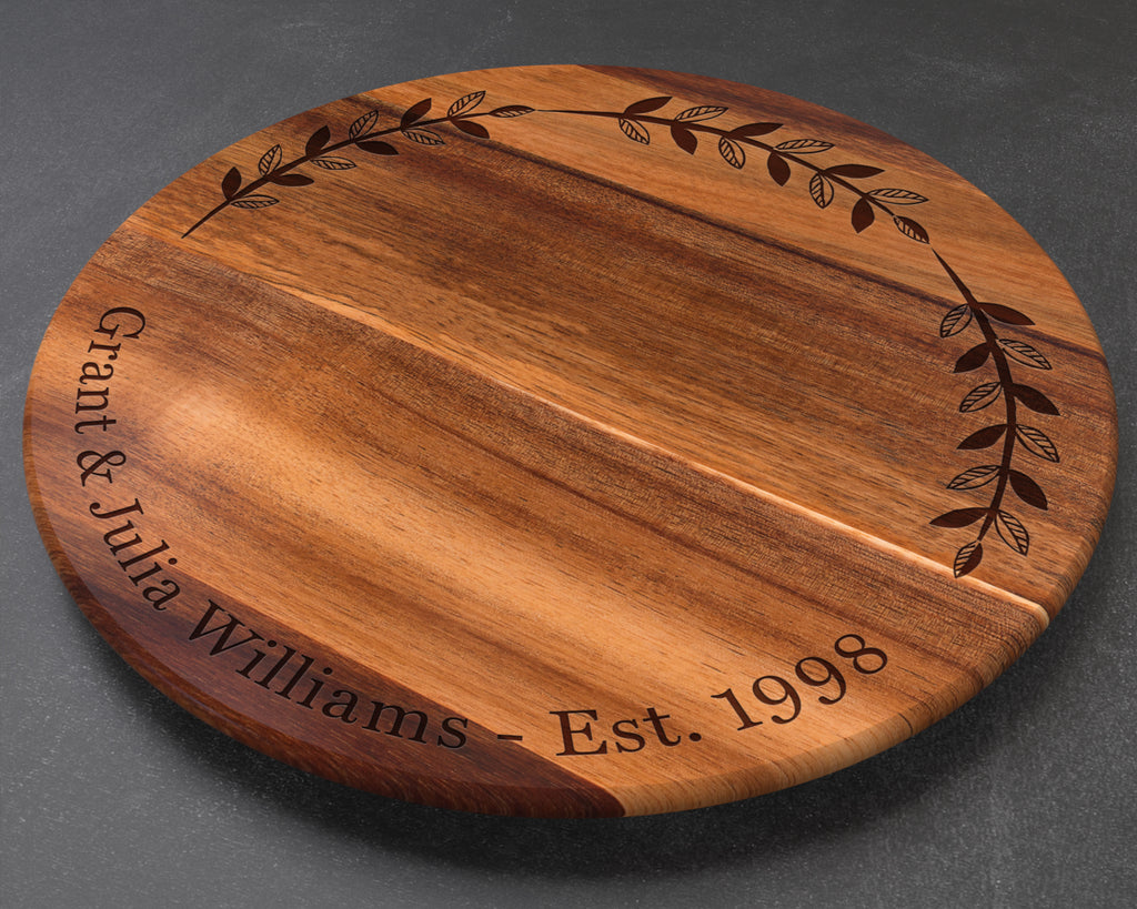 Personalized Lazy Susan with Initials, Wedding Gift, Personalized Wedding Gift, Anniversary Gift, Best Friend Gift, Wife Gift, Personalised Lazy Susan (Copy) (Copy) (Copy) (Copy) (Copy) (Copy) (Copy) (Copy) (Copy)