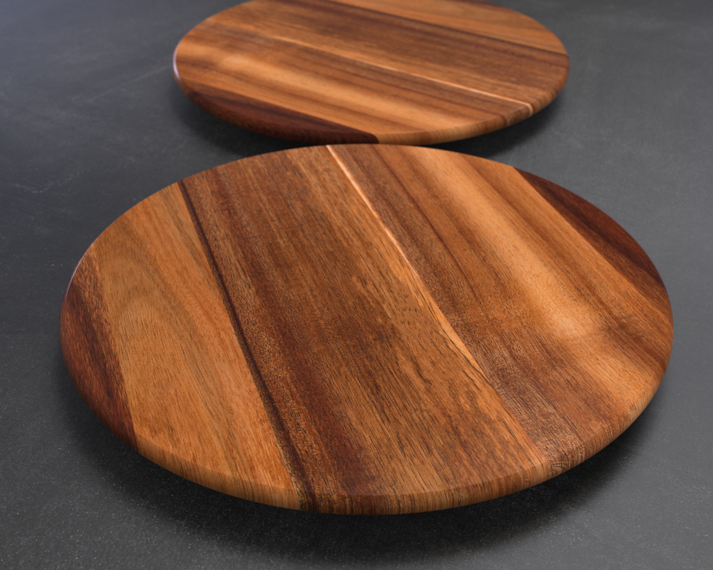 Personalized Lazy Susan, 18" Engraved Acacia Wood Turntable, Best Christmas Gifts for Mom, Anniversary Gifts