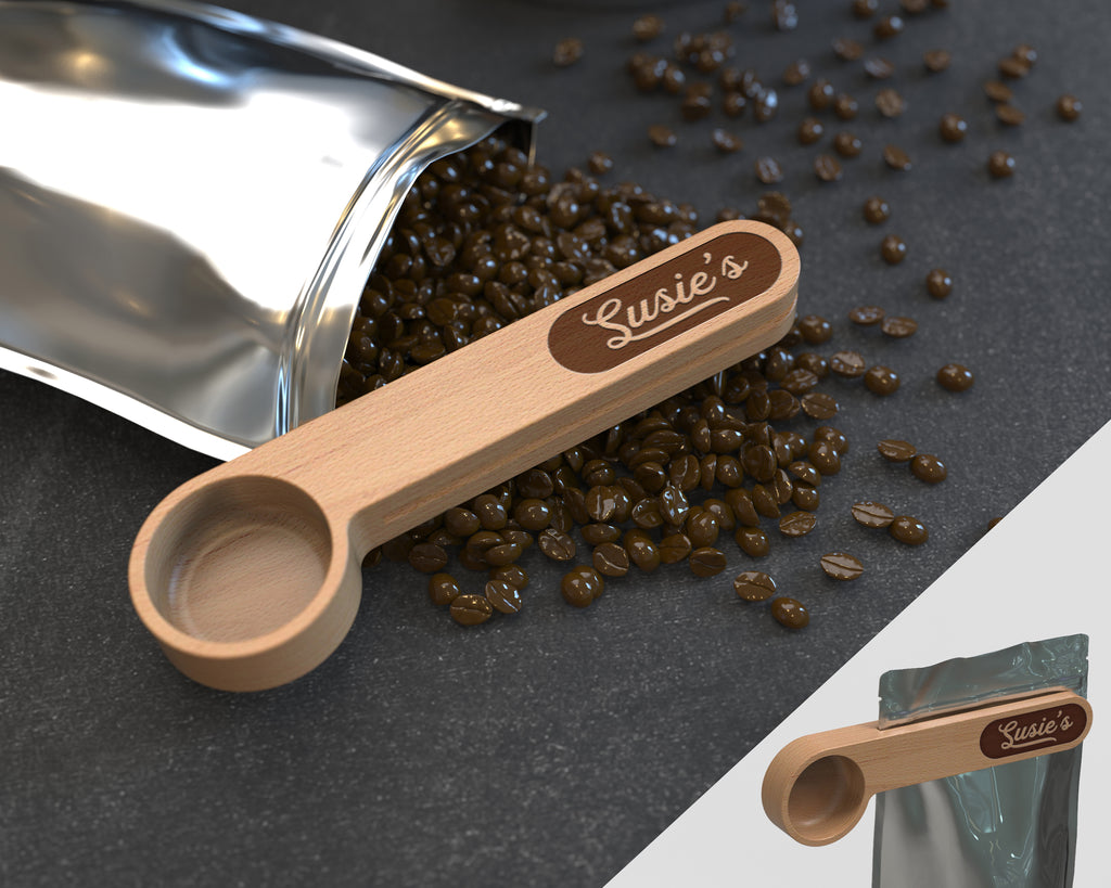 Coffee Gifts, Personalized Coffee Spoon, Wooden Coffee Scoop, Kitchen tools, Coffee Lover gifts