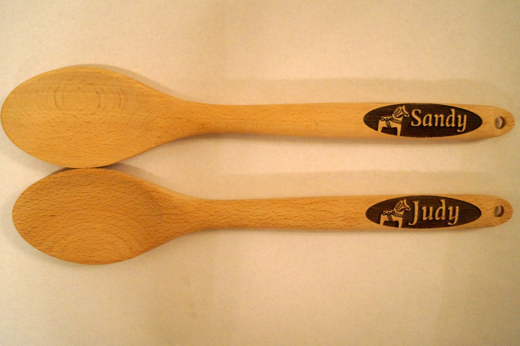 Swedish Dala Horse, Dala Horse, Swedish Horse, Personalized Wooden Spoon, Custom Wooden Spoon, Scandinavian Gift, Swedish Gift, God Jul S108