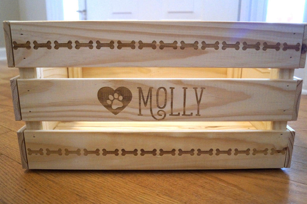 Pet Toy Box, Dog Toy Box, Dog Toy Storage, Dog Toy Bin, Dog Toy Container, Pet Personalization, Pet Storage, Dog Furniture, Dog Supplies CR2
