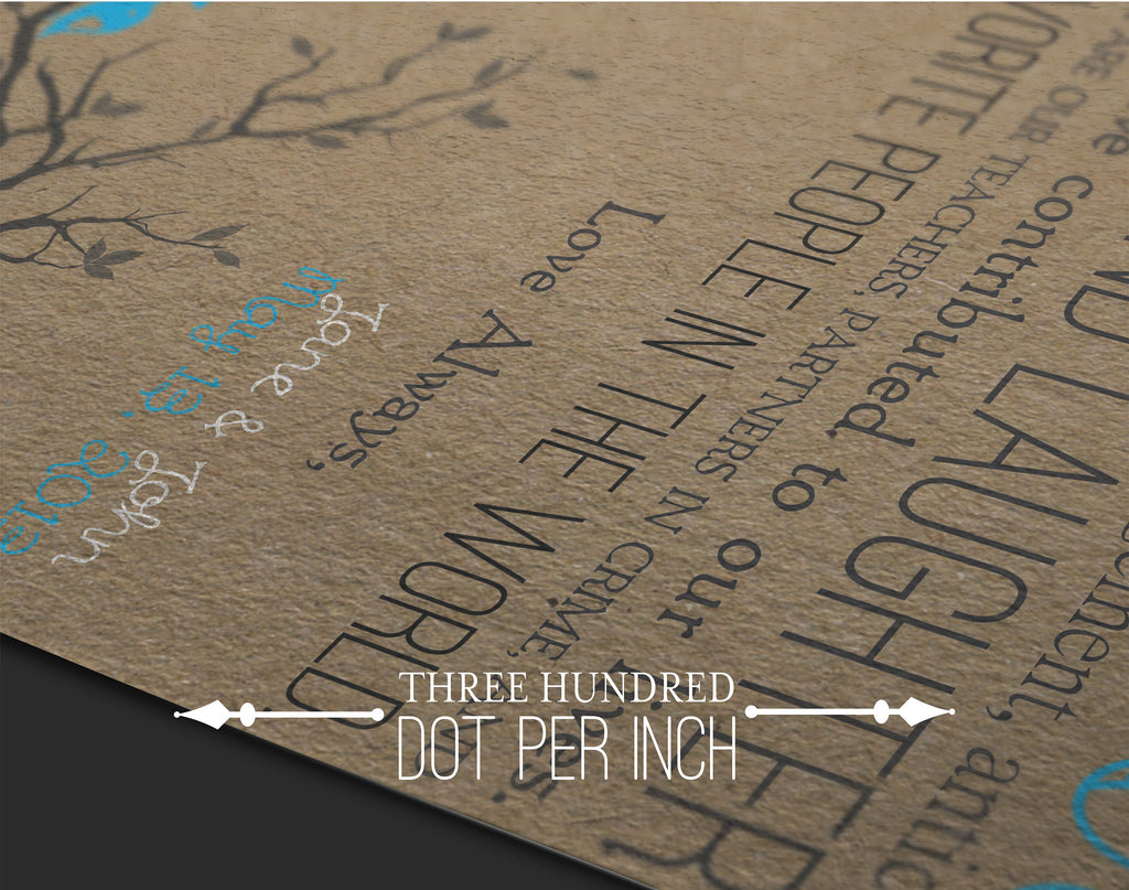 Rustic Wedding Program - Crafty Vintage Bi-fold - We make it You print it, Customizable