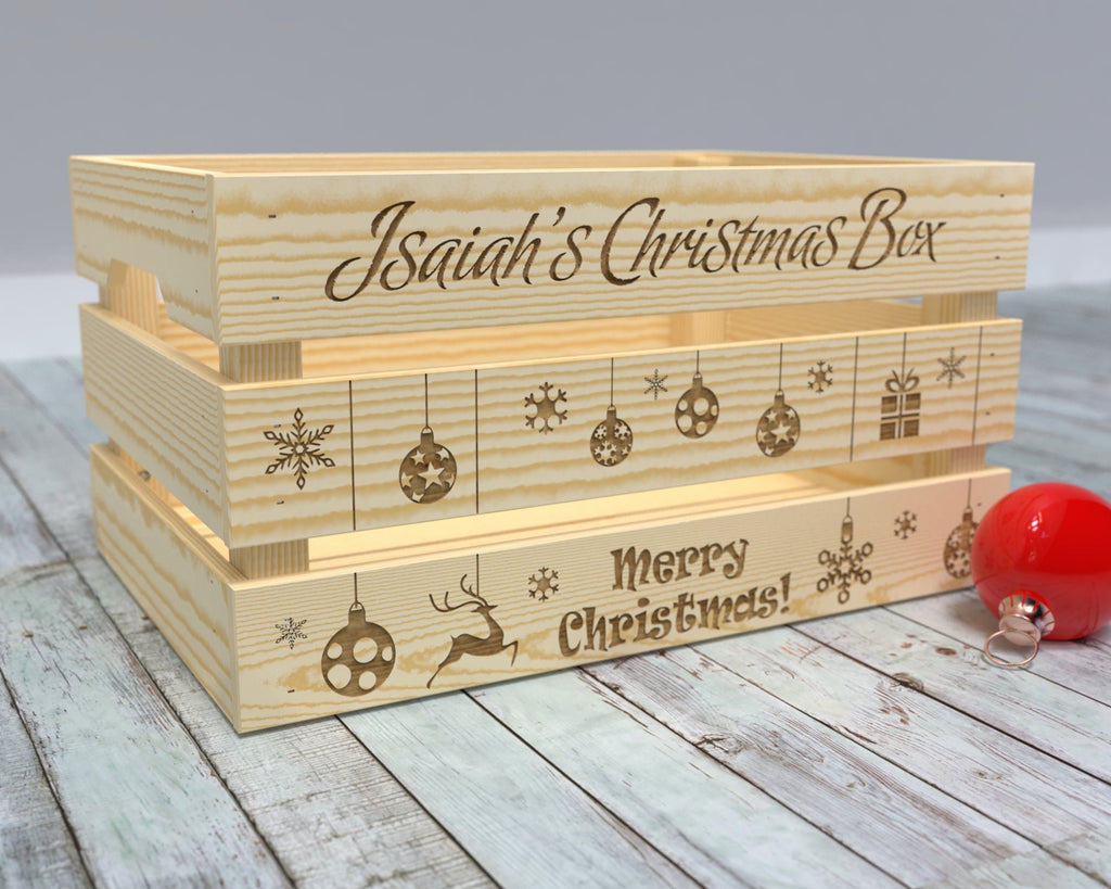 Christmas Eve Box - Personalized Christmas Gift Box - Gift box - Christmas Box - Christmas Eve Crate - Kids Crate - Xmas Eve - Gift from Santa