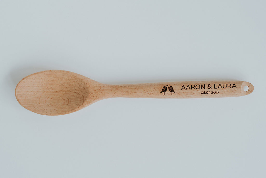 Love Birds, Wooden Spoon, Love Birds Wedding, Wedding Gift, Anniversary Gift, Personalized Gift, Christmas 2018, Gift for Parents, Wife Gift