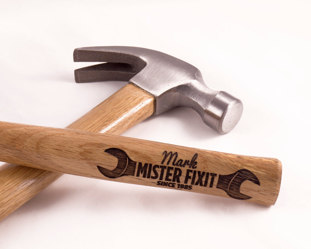 Personalized Hammer, Engraved Wooden Hammer, Personalised Hammer, Wooden Hammer, Personalized Tool, Custom Tool, Work Shop, Tools, Tool