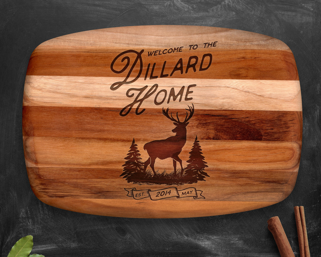Personalized Teak Cutting Board, Custom Cutting Board, Wood Cutting Board, Teak Wood, Cutting Board, Serving Tray, Cheese Board, Bread Board