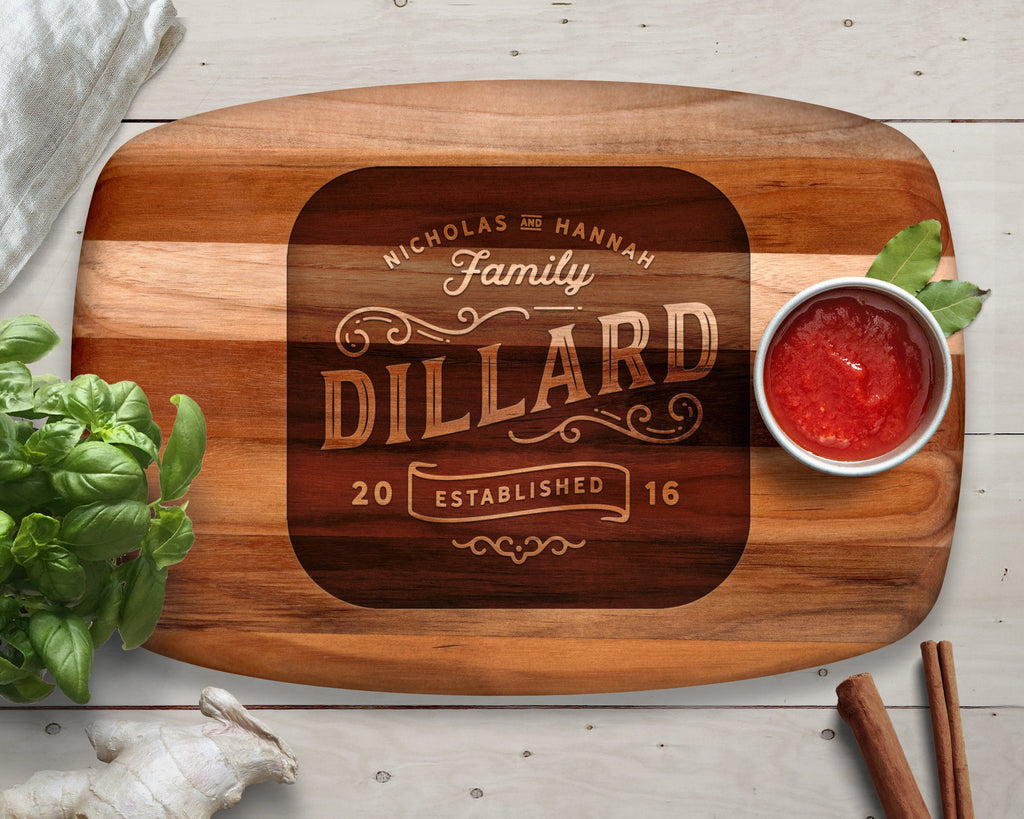 Engagement Gift, Cutting Board, Teak, Wedding Shower Gift, Birthday Gift, Gift for Her, Gift for Mom, Gift for Wife, Wife Gift, Mom Gift