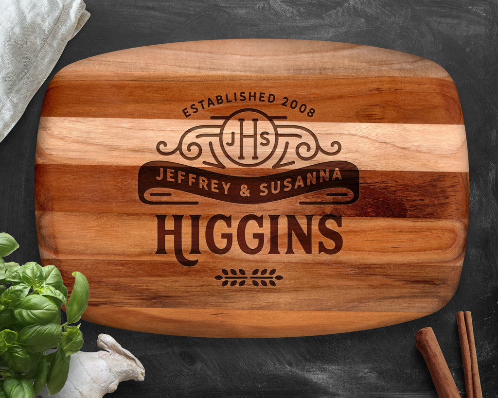 Kitchen Decor, Custom Cutting Board, Teak, Housewarming, Kitchen Accessories, Personalized Cutting Board, Chopping Block, Gift for Women