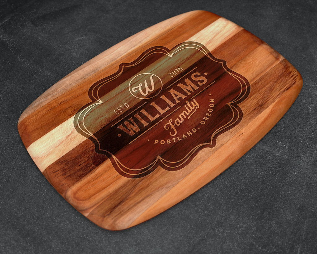 Cutting Board, Teak, Monogrammed Gifts, Charcuterie Board, Appetizers, Cheese Board, Serving Board, Custom Cutting Board, Personalized Board