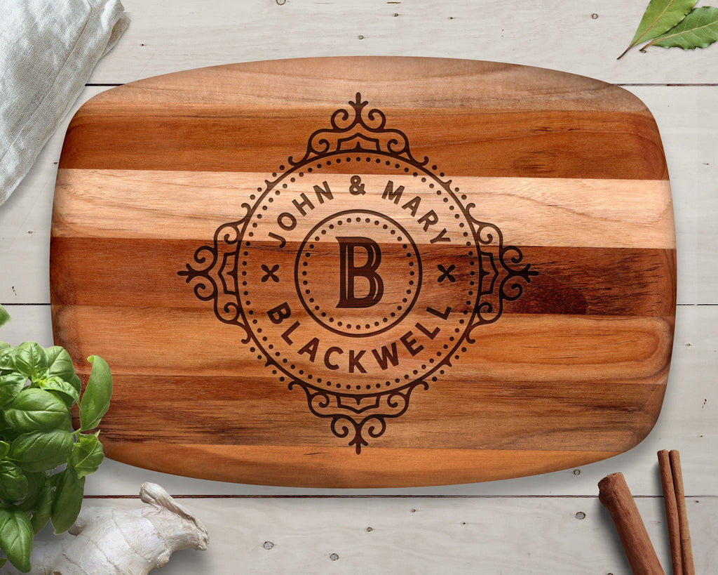 Gift for Him, Cutting Board, Teak, Gift for Her, Unique Gift, Custom Cutting Board, Personalized Cutting Board, Chopping Block, Wife Gift