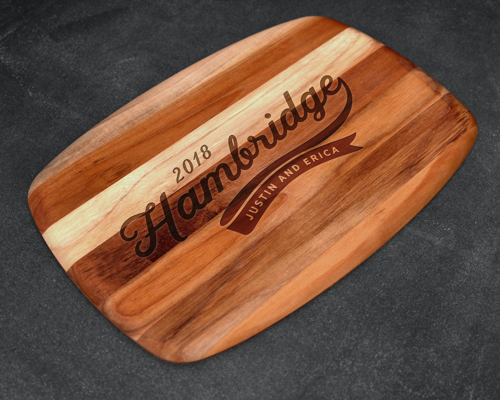 Name Gift, Cutting Board, Teak, Pennant, Flag, Family Name Sign, Christmas Gift Ideas, Christmas Gifts, Gift for Him, Man Gift, Men Gifts