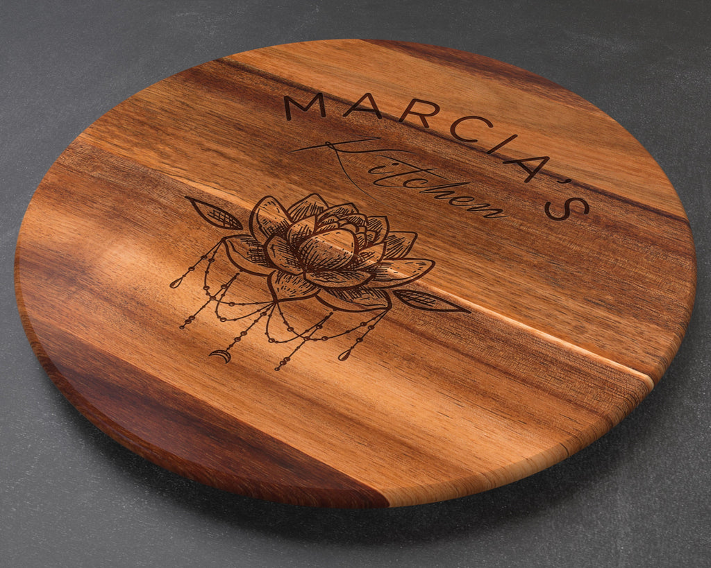 Personalized Lazy Susan, Wedding Gift, Personalized Wedding Gift, Anniversary Gift, Best Friend Gift, Wife Gift, Personalised Lazy Susan