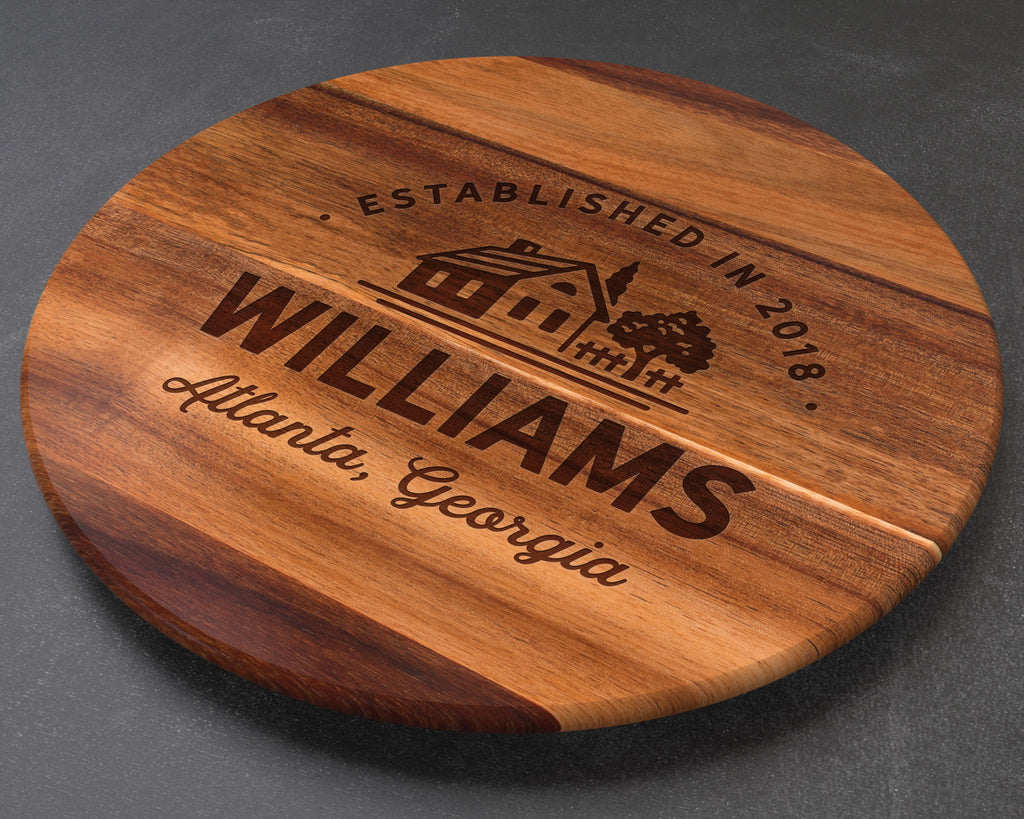 Lazy Susan Personalized, Wedding Gift, Custom Wedding Gift, Couples Gift, Engagement Gift, Housewarming Gift, Realtor Gifts, Just Married
