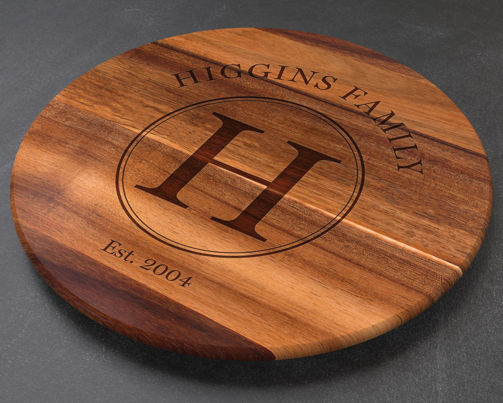 Personalized Lazy Susan, Wedding Gift, Personalized Wedding Gift, Anniversary Gift, Best Friend Gift, Wife Gift, Personalised Lazy Susan