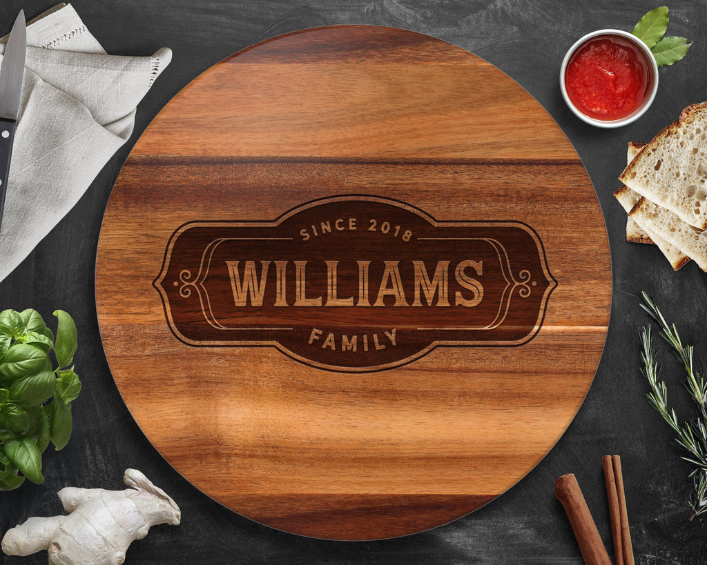 Family Farm Cutting Board - Personalized Kitchen Gift