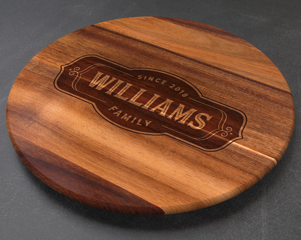 Lazy Susan Turntable, Wedding Gift, Personalized Wedding Gift, Lazy Susan for Table, Anniversary Gift, Wife Gift, Personalised Lazy Susan