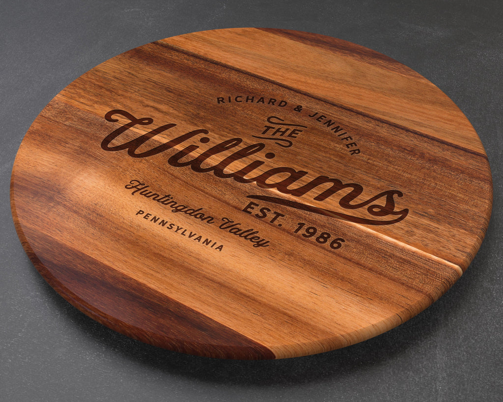 Personalized Lazy Susan, Wedding Gift, Personalized Wedding Gift, Anniversary Gift, Best Friend Gift, Wife Gift, Personalised Lazy Susan