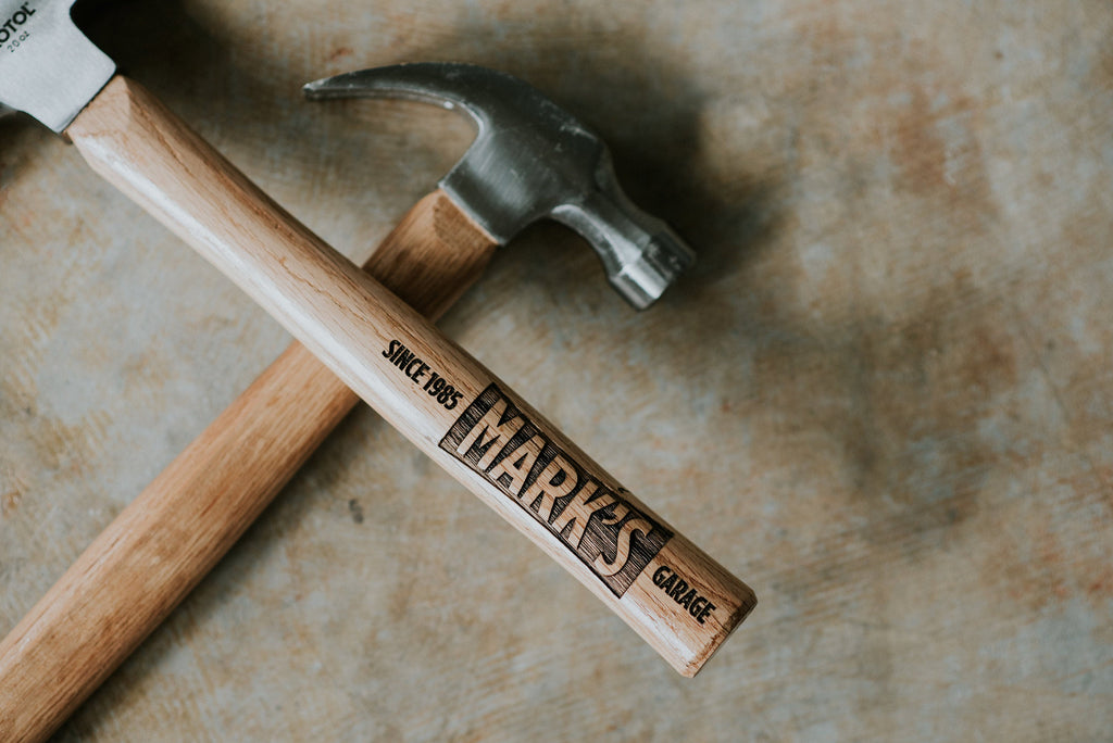 Personalized Hammer, Garage Gift, Workshop Gift, Engraved Wooden Hammer, Wooden Hammer, Personalized Tool, Custom Tool, Work Shop, Tools