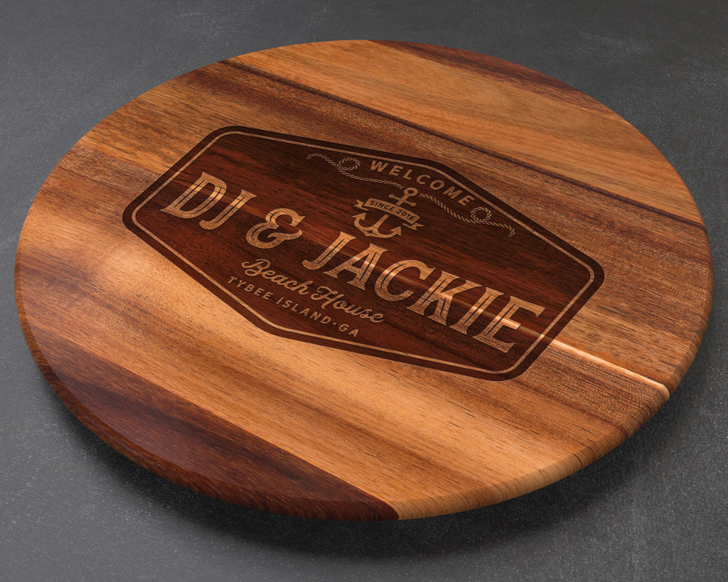 Personalized Lazy Susan, Wedding Gift, Personalized Wedding Gift, Anniversary Gift, Best Friend Gift, Wife Gift, Personalised Lazy Susan